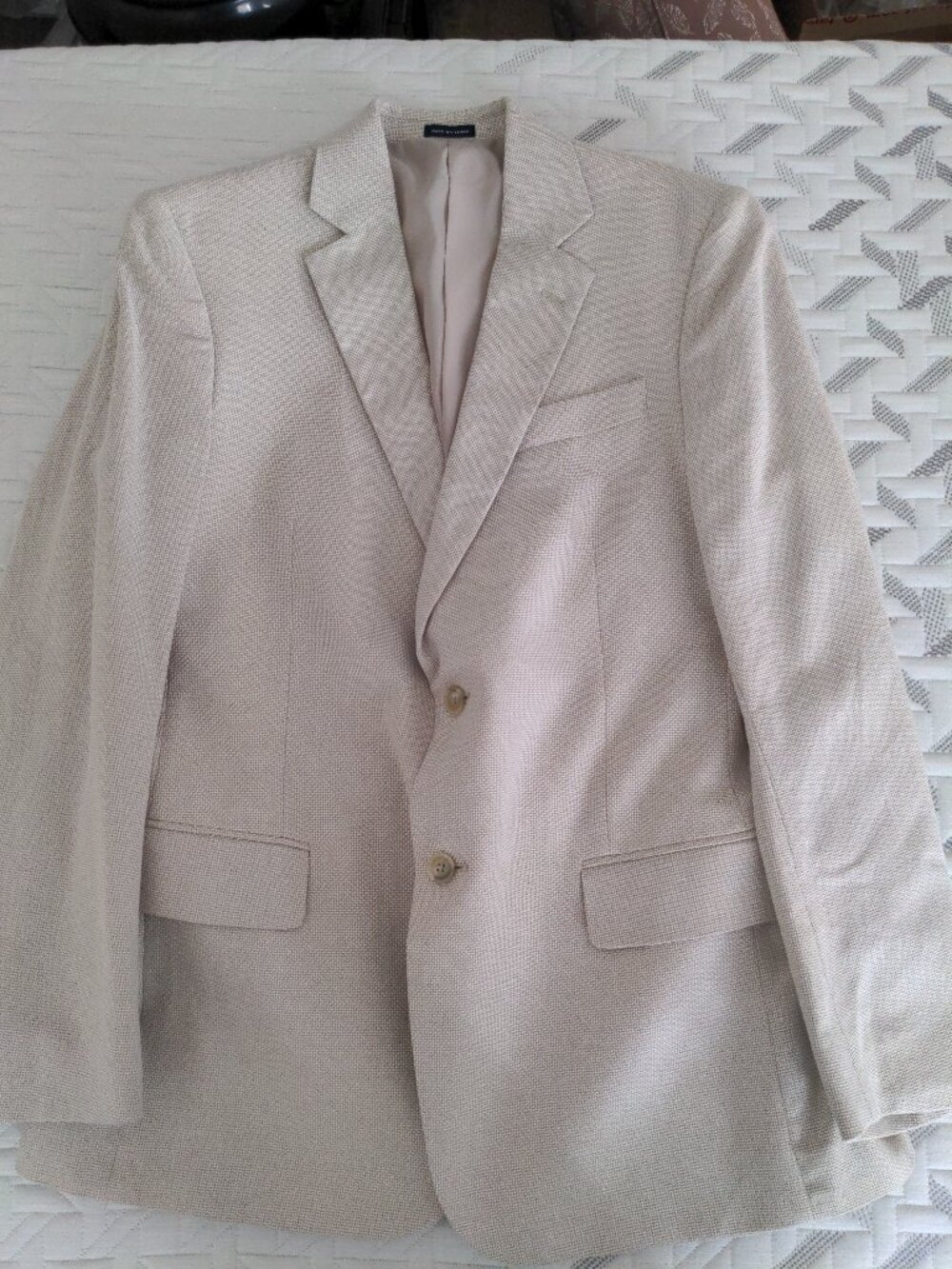 Stafford Basket Weave Blazer